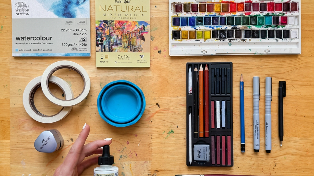 The Art Supplies I’m Packing for a 30 Day Artist Residency in Italy