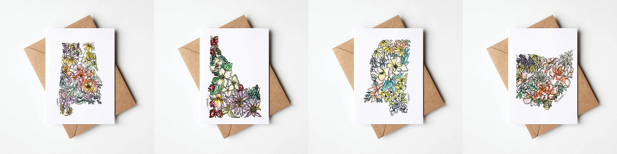USA 50 States Notecard Box Sets – Amanda Klein