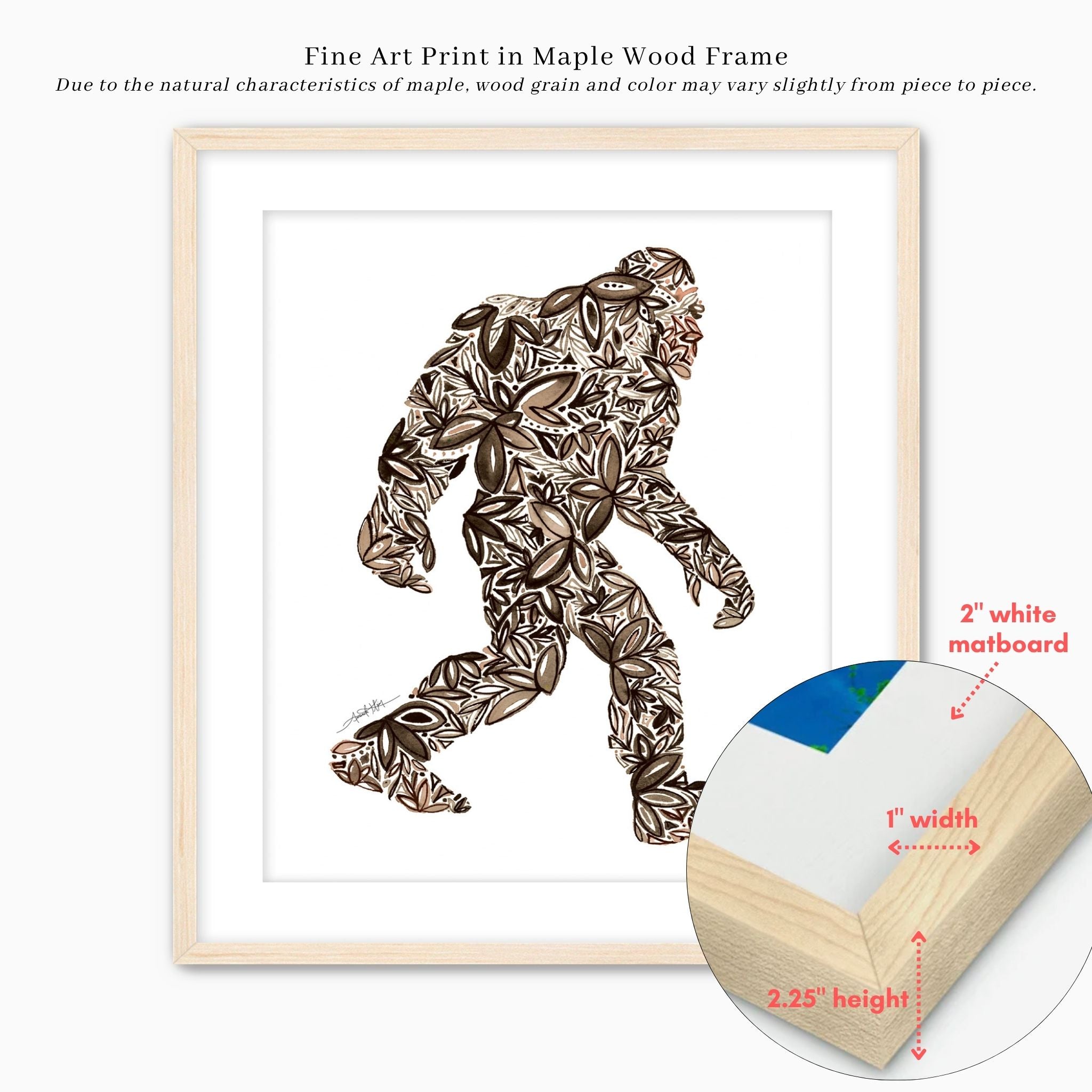 Bigfoot キャンバスアート 作品 手書き 10_83bbc525-6396-4376-9e5b-