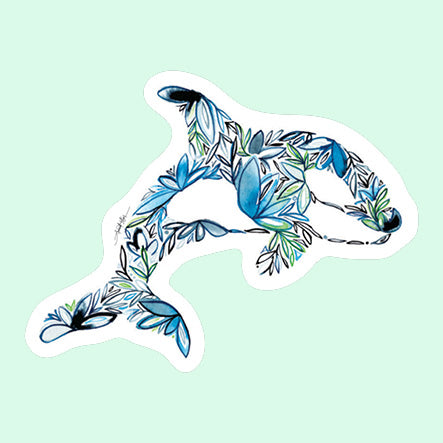 Orca Vinyl Sticker – Amanda Klein