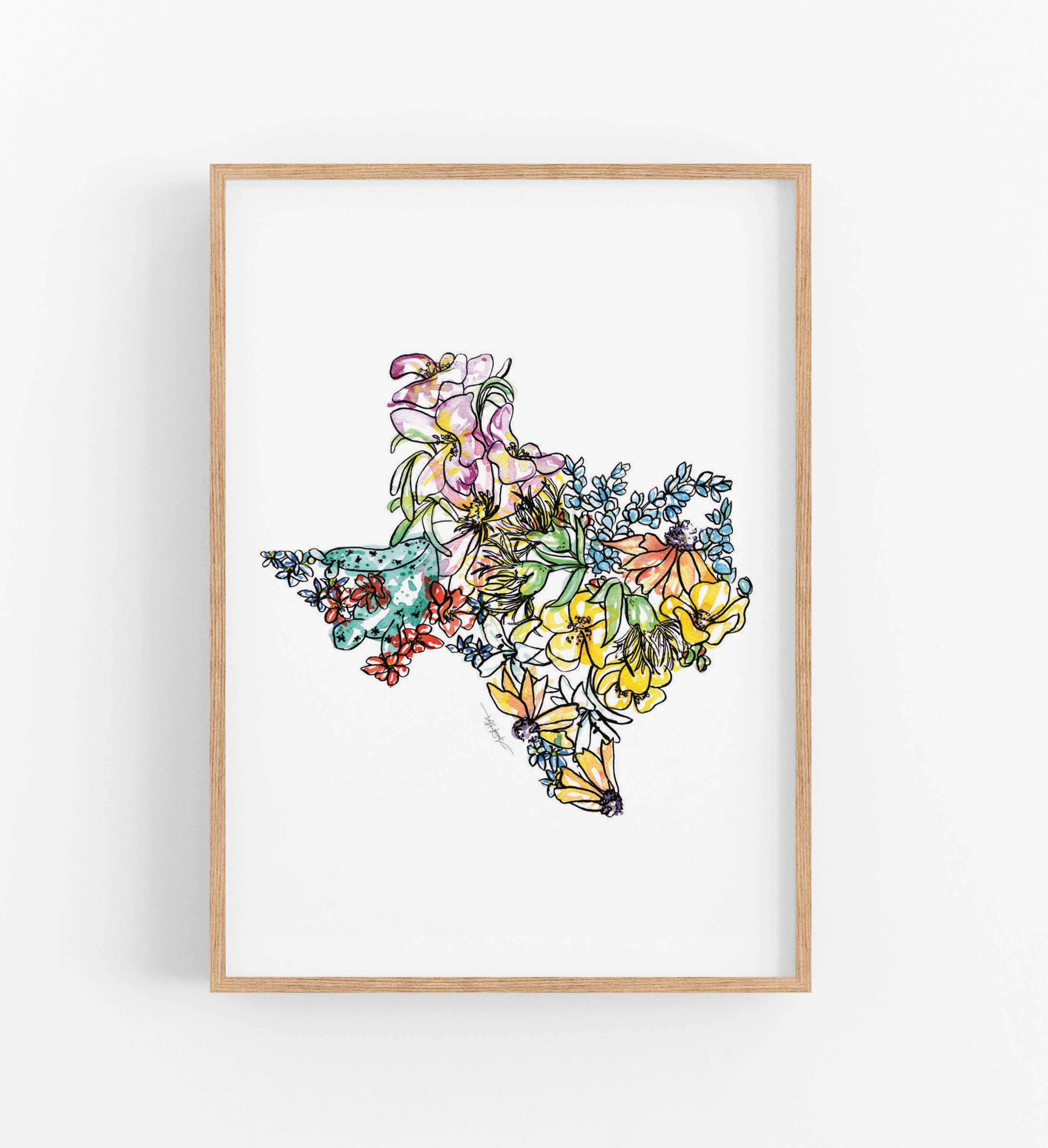 TEXAS Wild Fine Art Print