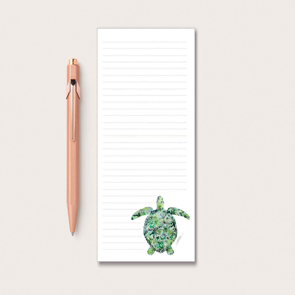 Sea Turtle Refrigerator Notepad – Amanda Klein