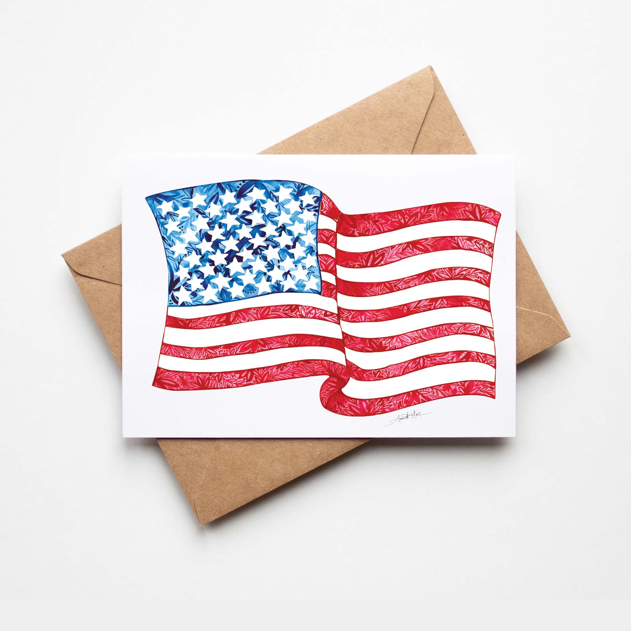 Iowa Flag Note Card Iowa Flag Note Card