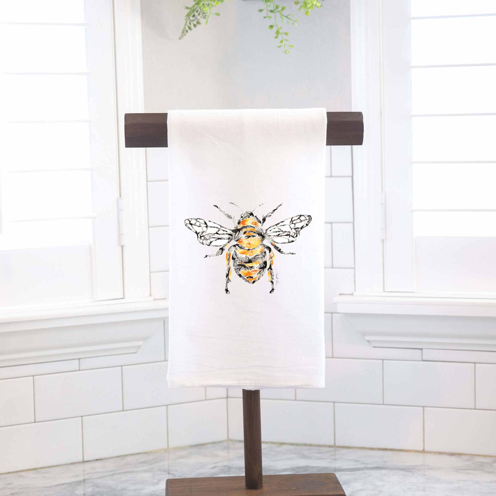 Honey Bee Flour Sack Tea Towel – Amanda Klein
